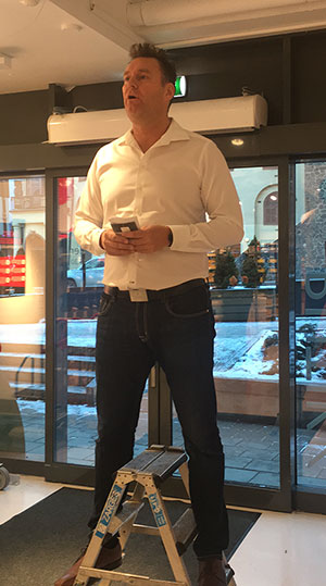 Åpner butikk i Hamar-regionen Terje Langmoe snakker