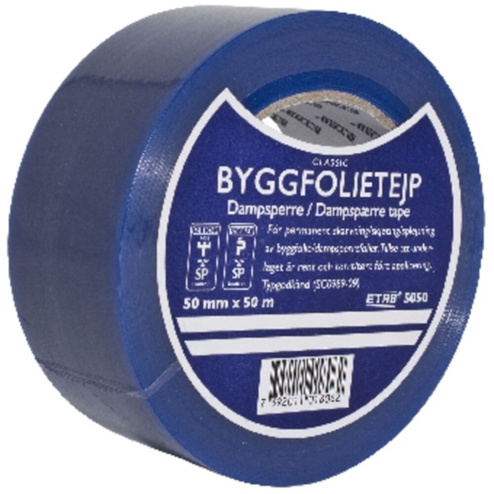 Byggfolie Tape - 50 mm x 50 m