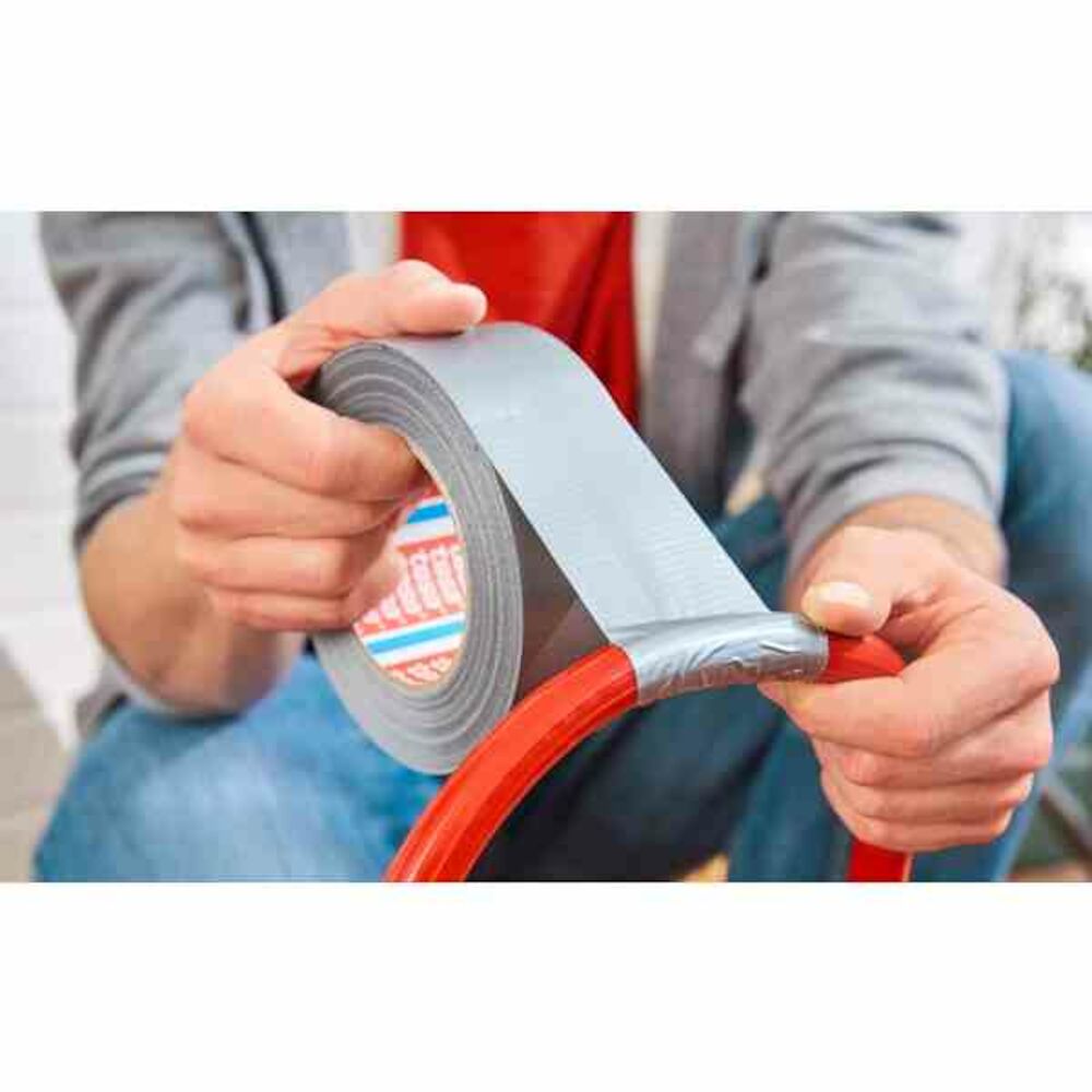 Tesa Lerretstape Ekstra Power Sølv 50 mm x 50 m