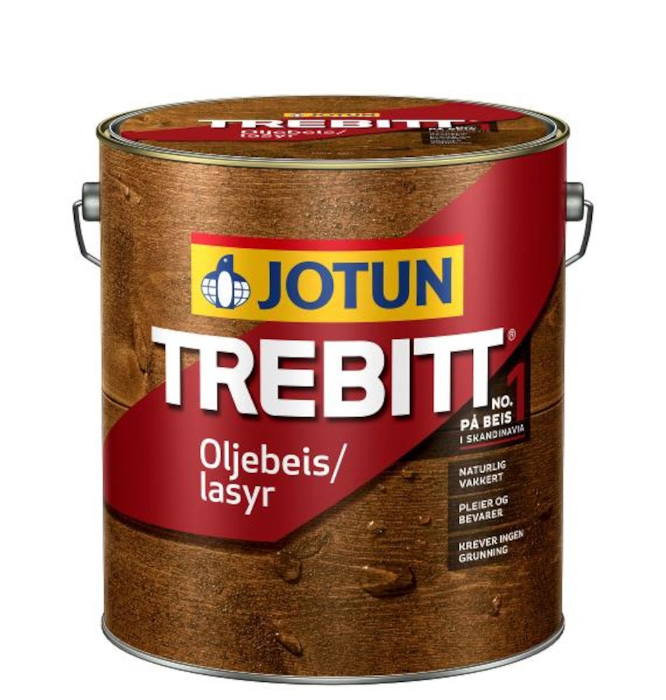 Trebitt Oljebeis Hvit 10 l
