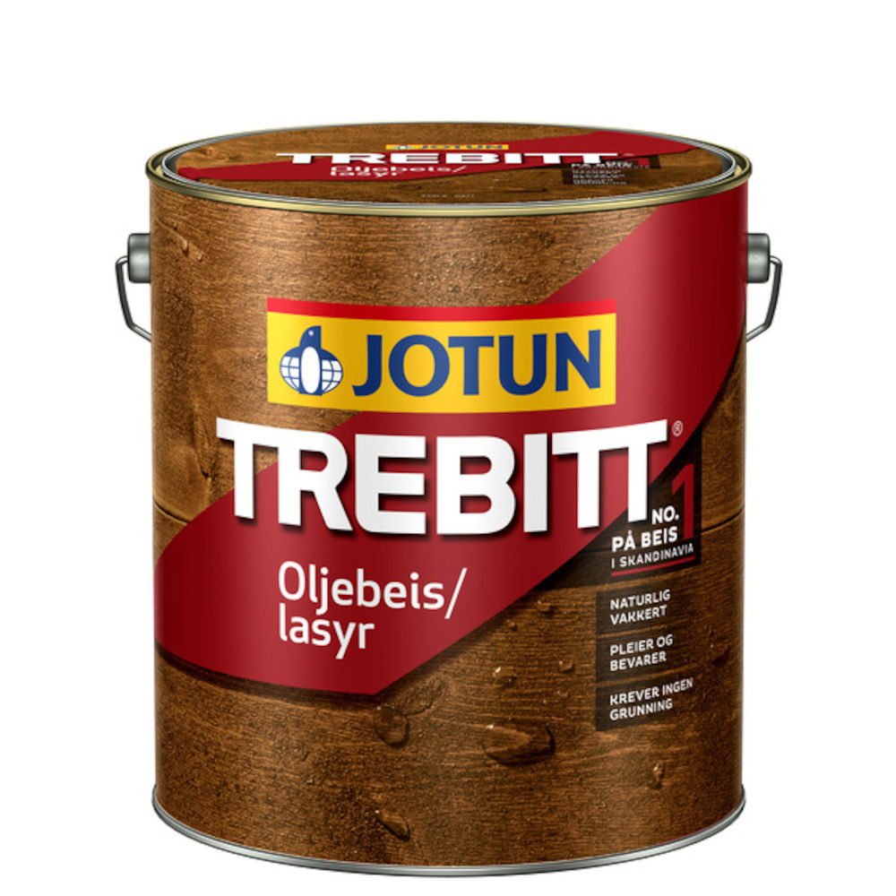 Trebitt Oljebeis Hvit 10 l