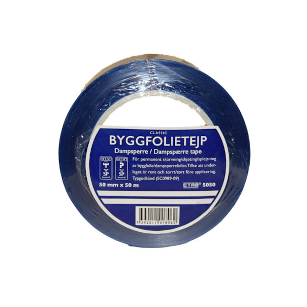 Byggfolie Tape - 50 mm x 50 m