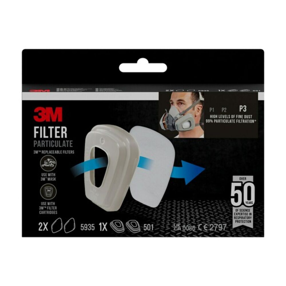 3M Støvfilter 5935DR P3 2Par