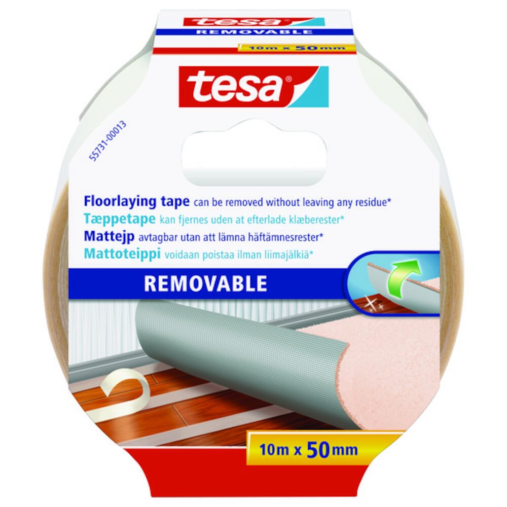 Tesa Teppetape Avtagbar 50 mm x 7 m