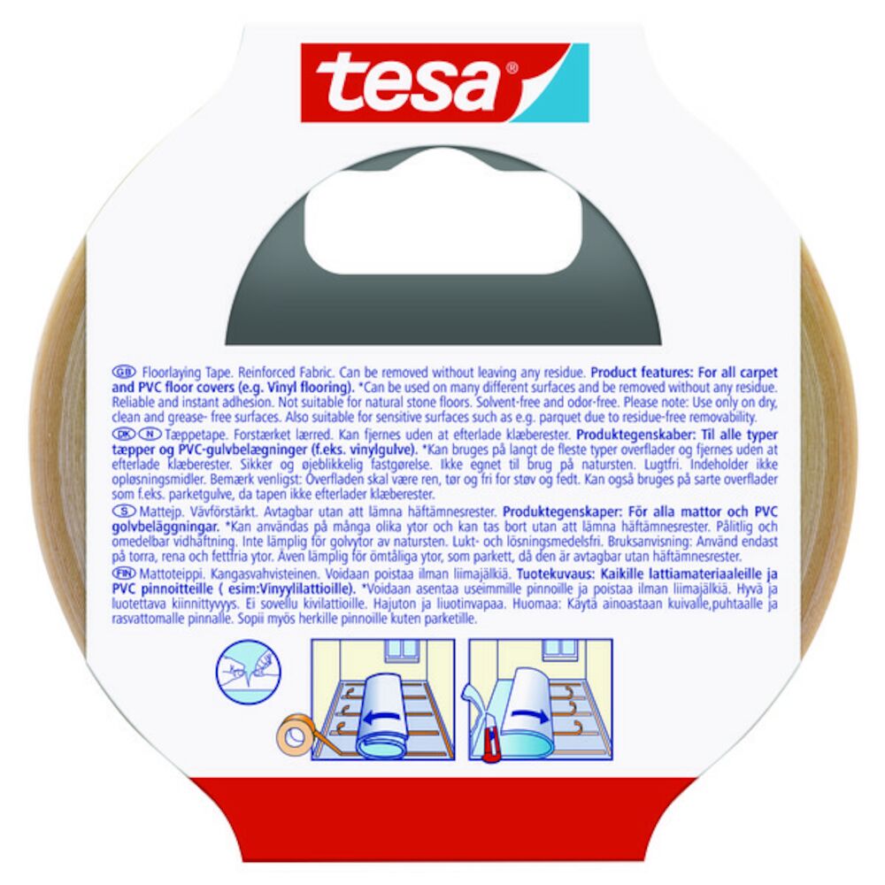 Tesa Teppetape Avtagbar 50 mm x 7 m