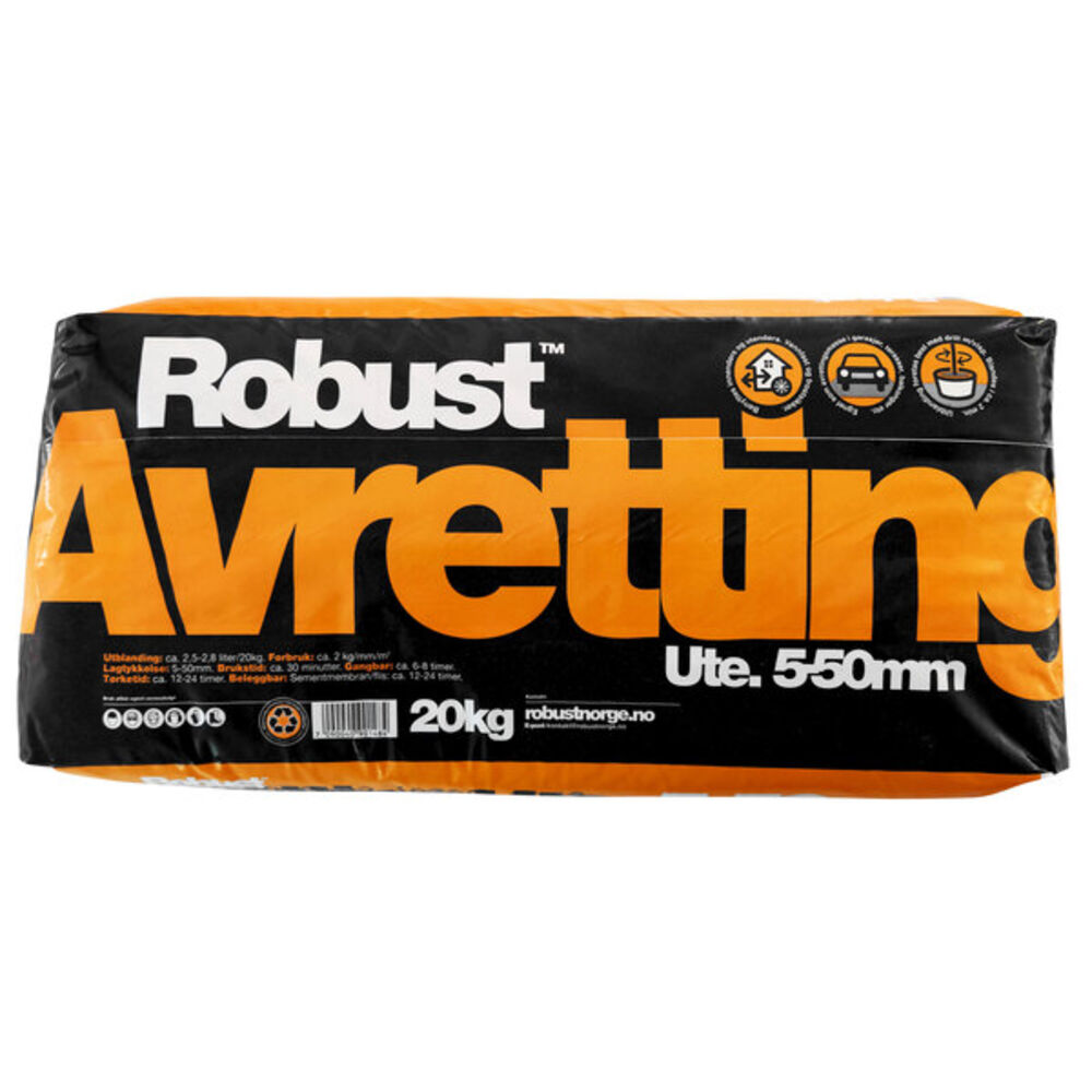 Robust Avrettingsmasse Ute 5-50mm 