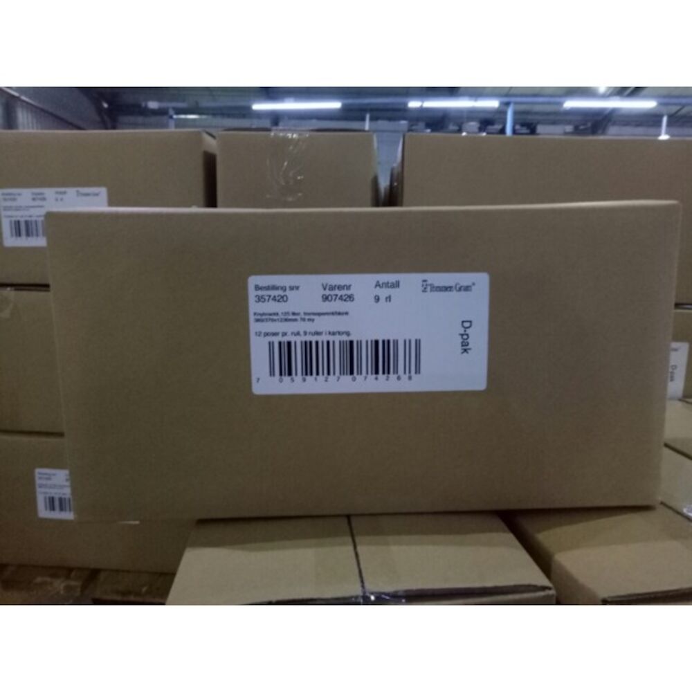 Avfallssekk Sterk Klar 70 MY 125 l