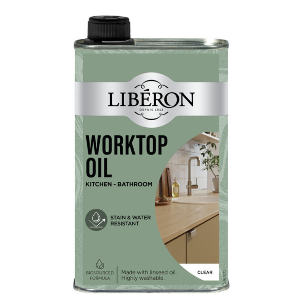 Liberon Worktop Kjøkkenbenkolje Klar 0,5 l